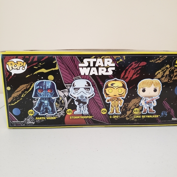 Funko Pop! Star Wars Bobble-Heads 4-Pack Retro Style Figures - Picture 5 of 6